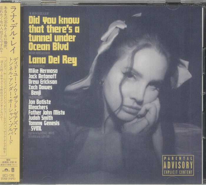 Did You Know That There's A Tunnel Under Ocean Blvd - Japanese Edition CD CD cover