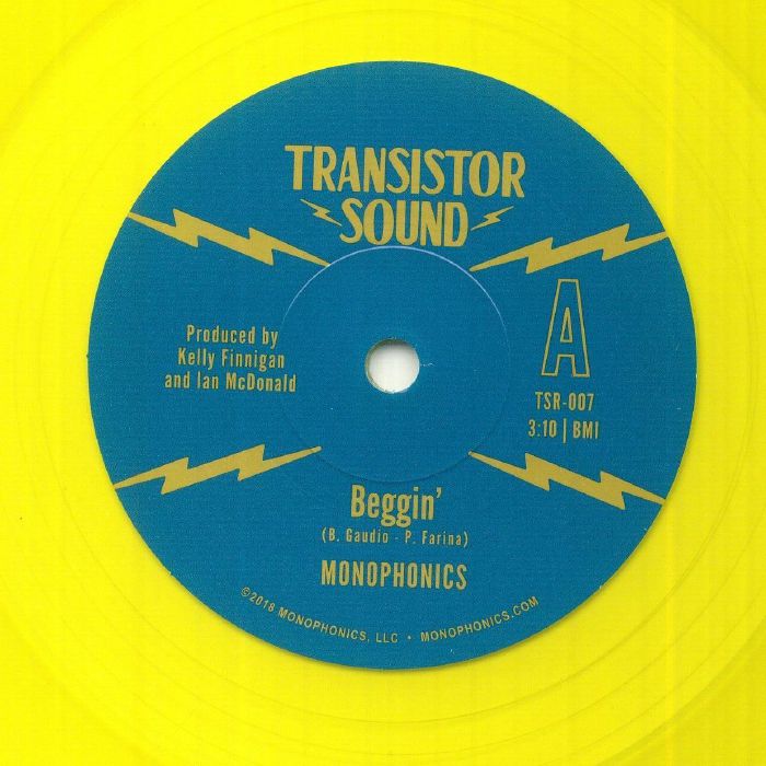 Beggin' - Limited Yellow Vinyl Single vinyl record cover