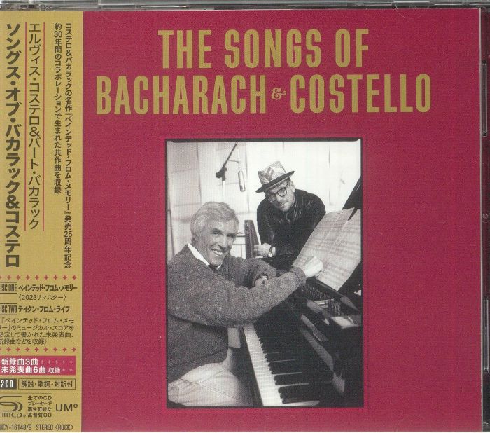 Songs Of Elvis Costello & Burt Bacharach - Japanese Edition 2SHM-CD CD cover