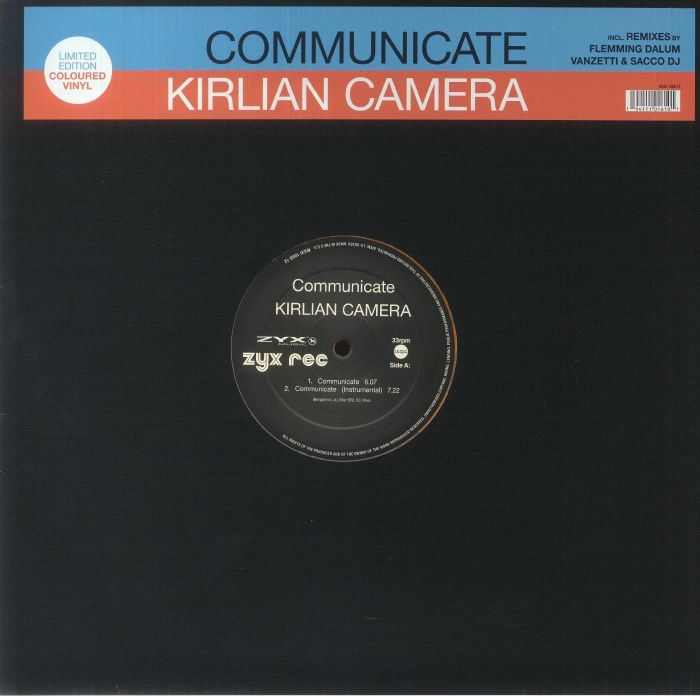 Communicate - Limited Edition Orange Vinyl Single vinyl record cover