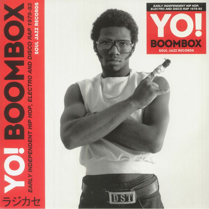 Yo! Boombox: Early Independent Hip Hop Electro & Disco Rap 1979-83 - 3xLP vinyl record cover