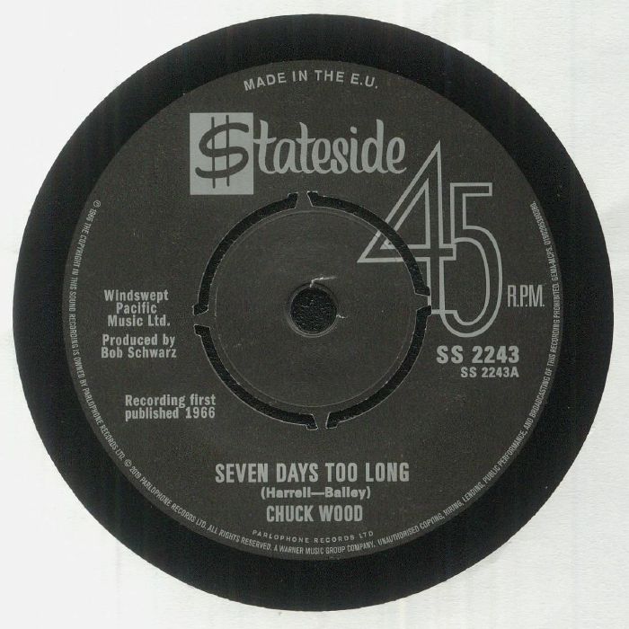 Seven Days Too Long - Vinyl Single vinyl record cover