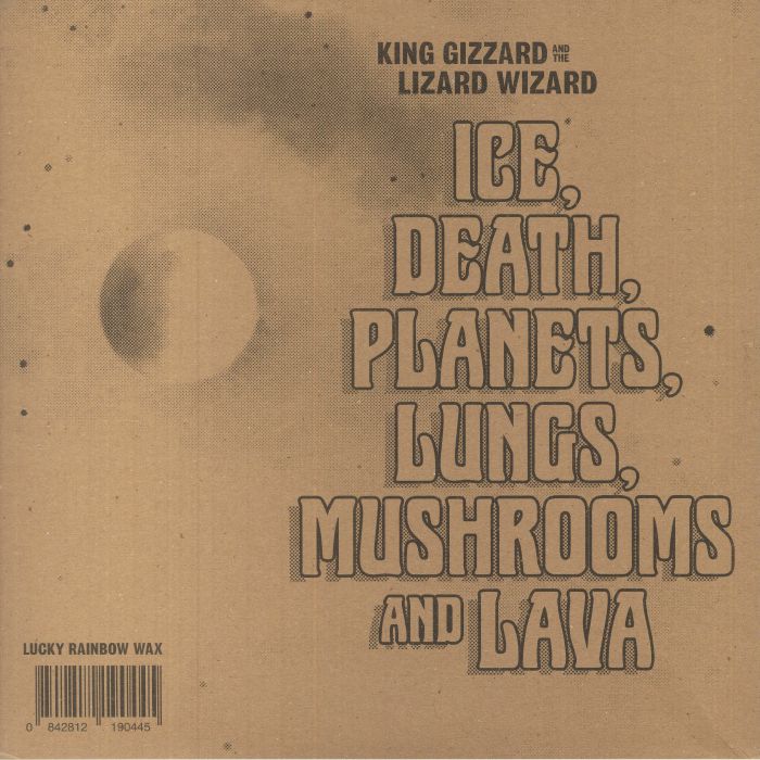 Ice Death Planets Lungs Mushrooms & Lava - Lucky Rainbow Vinyl LP vinyl record cover