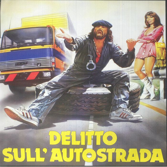 Delitto Sull'autostrada - Clear Yellow Vinyl Single vinyl record cover