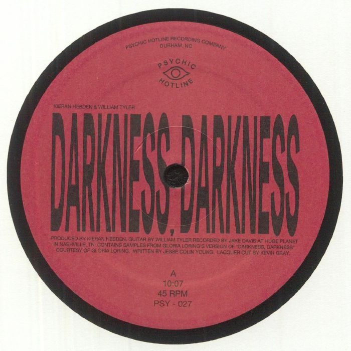 Darkness Darkness - Vinyl Single vinyl record cover