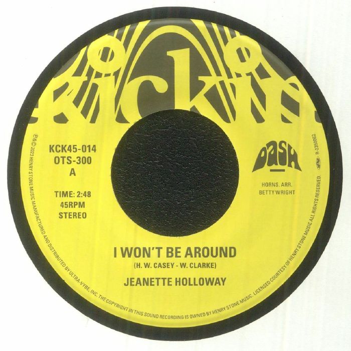 I Won't Be Around - Vinyl Single vinyl record cover