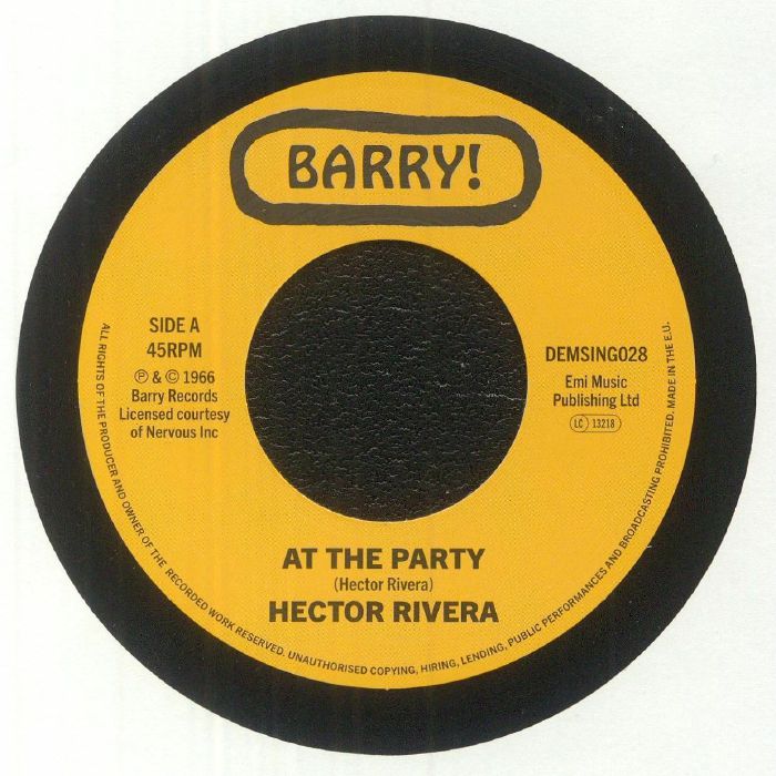 At The Party - Vinyl Single vinyl record cover
