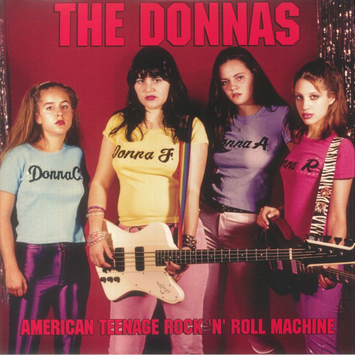 American Teenage Rock'n'Roll Machine - Orange and Black Swirl Vinyl LP vinyl record cover