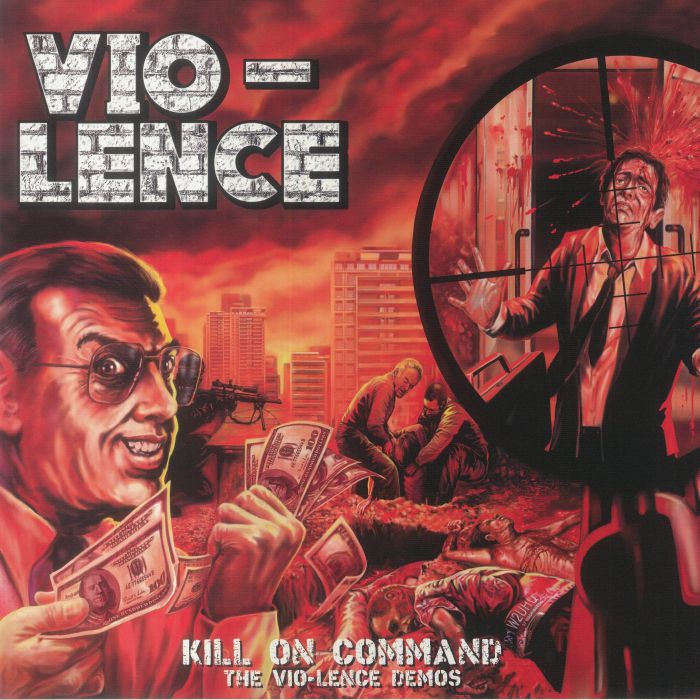 Kill On Command - Limited Yellow Marbled Vinyl LP vinyl record cover