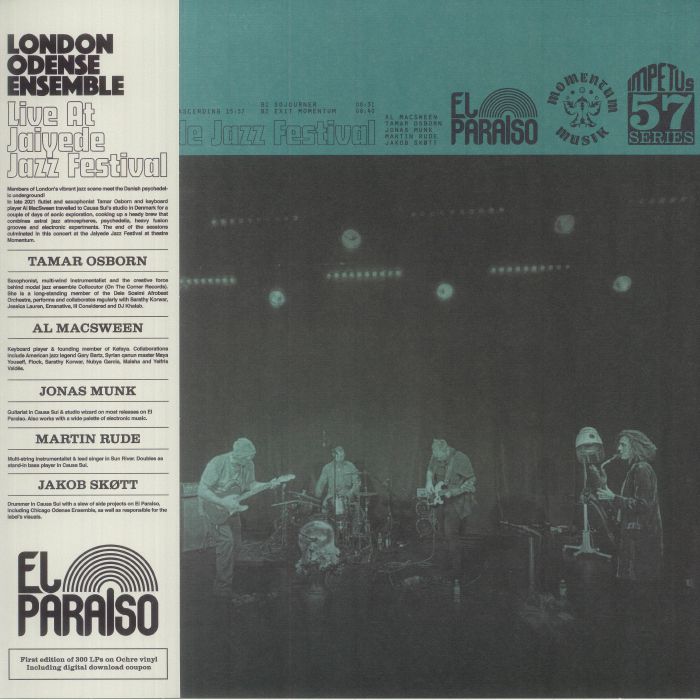 Live At Jaiyede Jazz Festival - Ochre Vinyl LP vinyl record cover