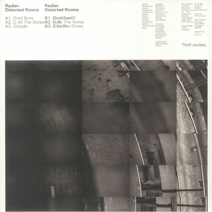 Distorted Rooms - Limited Edition White Vinyl LP vinyl record cover