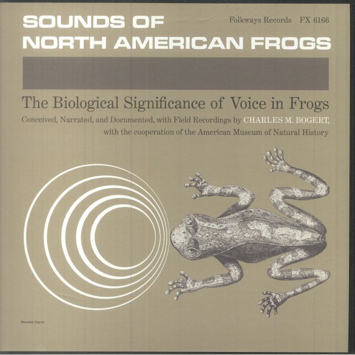 Sounds Of North American Frogs - Vinyl LP vinyl record cover