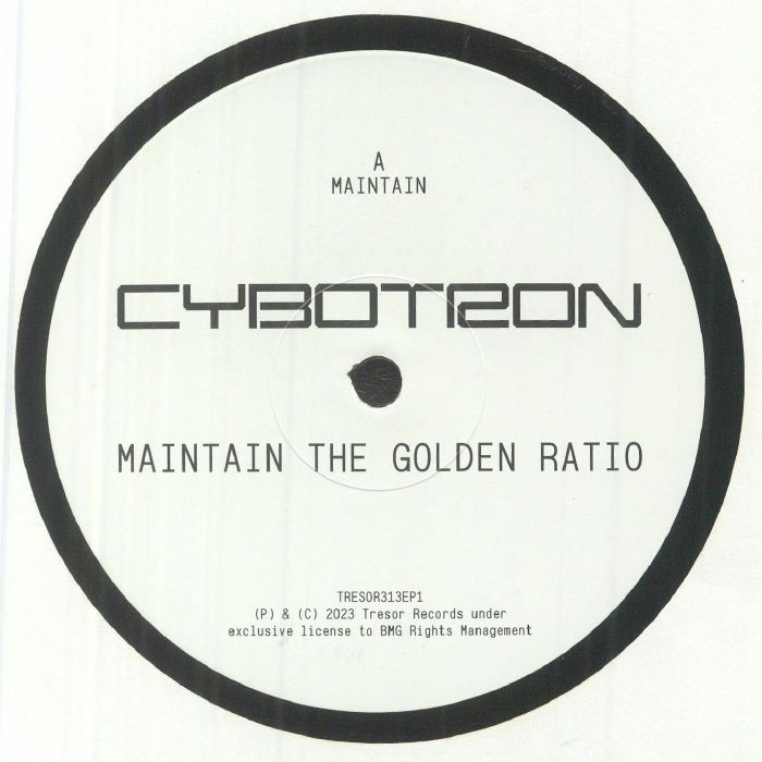 Maintain The Golden Ratio - Vinyl EP vinyl record cover