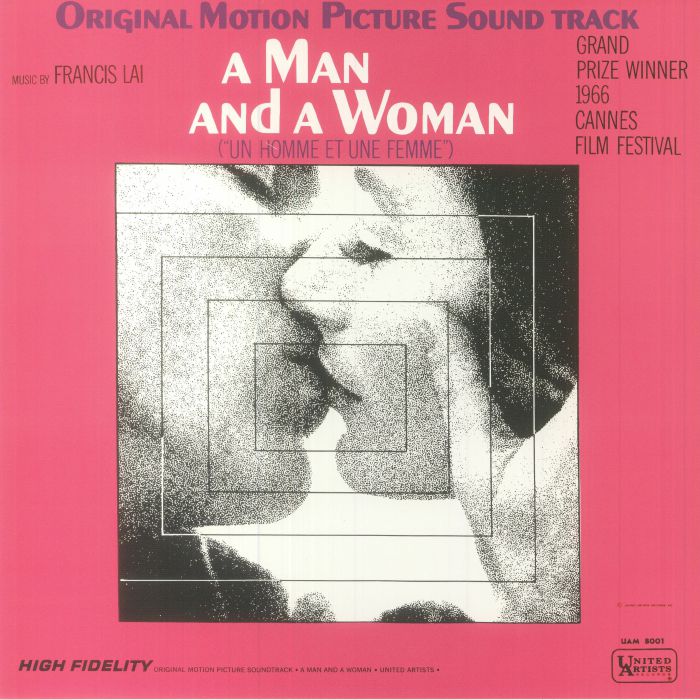 A Man & A Woman (Soundtrack) - Vinyl LP vinyl record cover