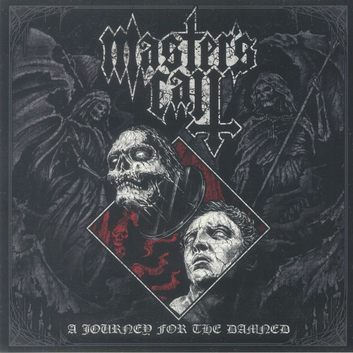 A Journey For The Damned - Black & White Marbled Vinyl LP vinyl record cover