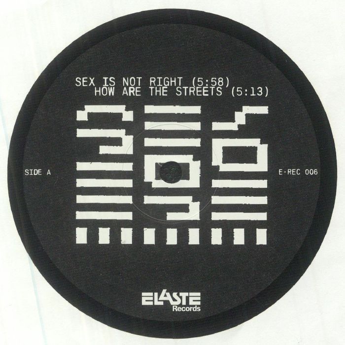 Sex Is Not Right EP - Vinyl EP vinyl record cover