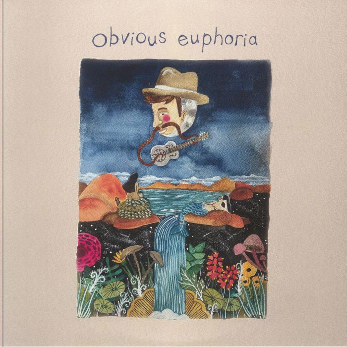 Obvious Euphoria - Blue Marbled Vinyl LP vinyl record cover