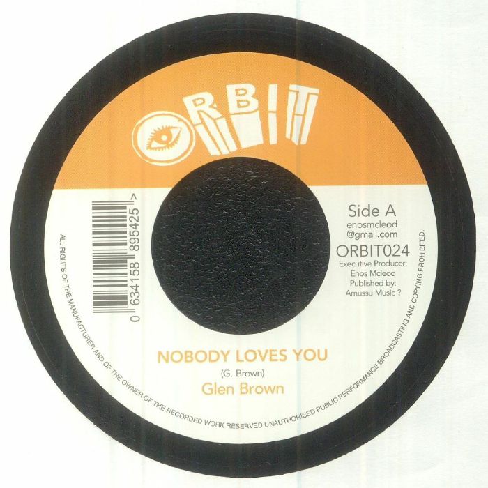 Nobody Loves You - Vinyl Single vinyl record cover