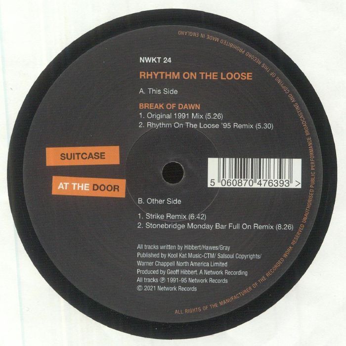 Break Of Dawn - Vinyl Single vinyl record cover
