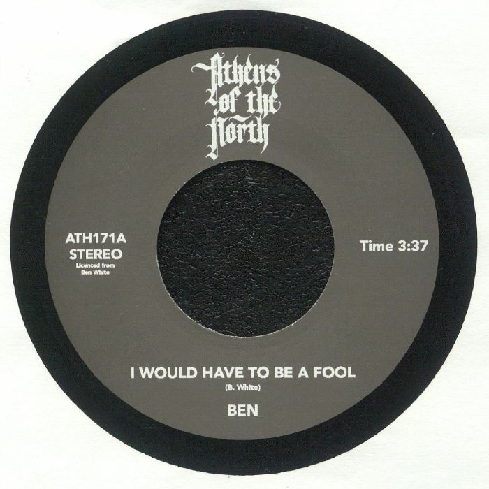 I Would Have To Be A Fool - Vinyl Single vinyl record cover