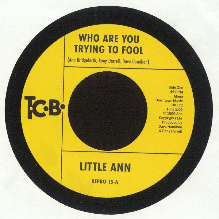 Who Are You Trying To Fool - Vinyl Single vinyl record cover