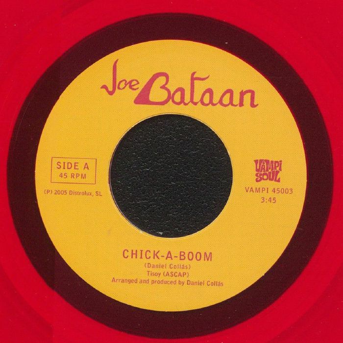 Chick A Boom - Red Vinyl Single vinyl record cover