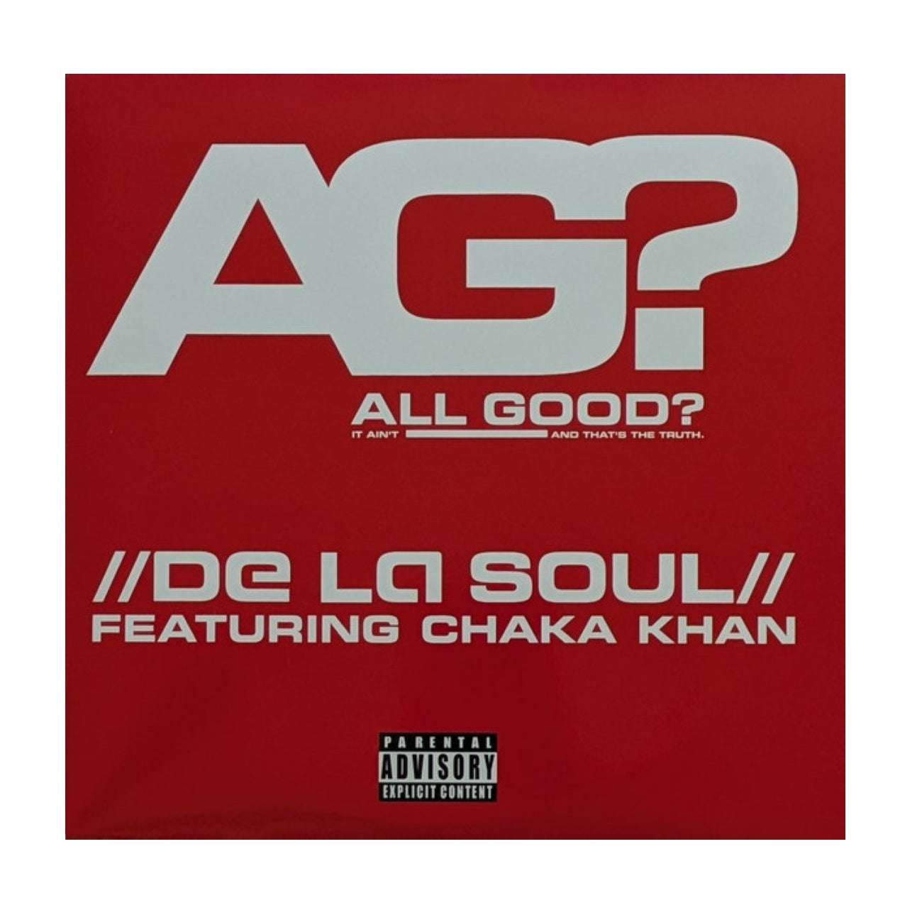 All Good? - Red Vinyl Single