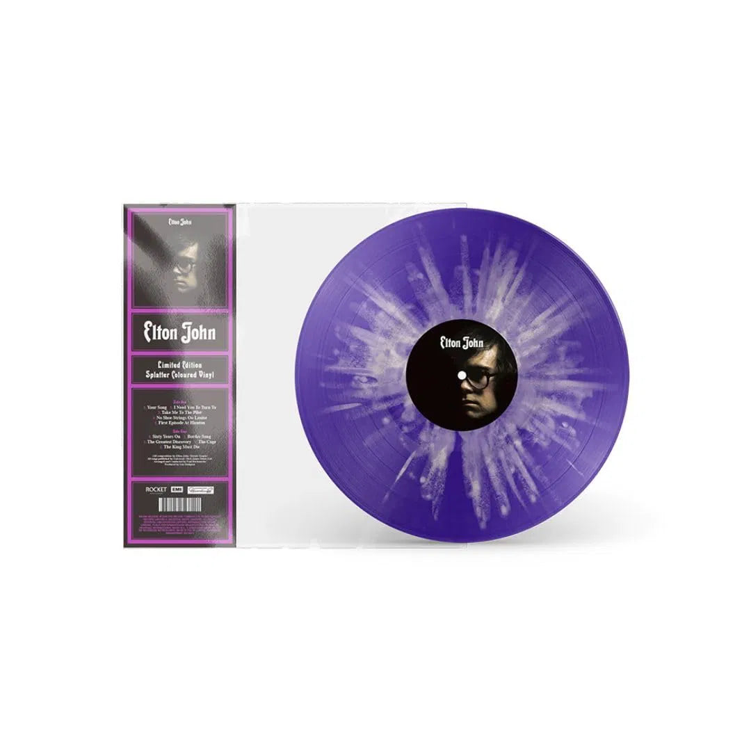 Elton John - Limited Edition 1x Purple With White Splatter Vinyl LP