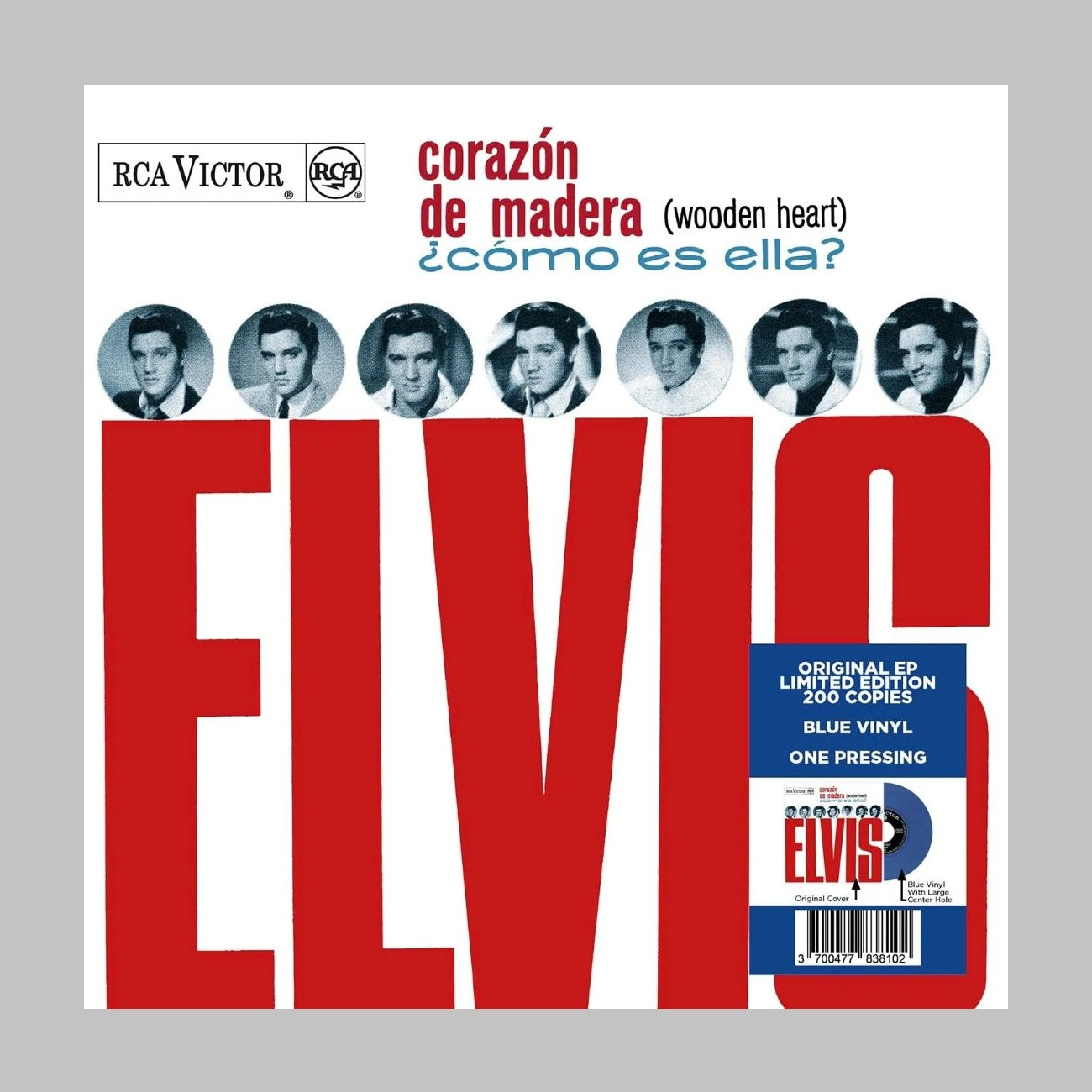 Corazon De Madera - Limited Edition Blue Vinyl Single