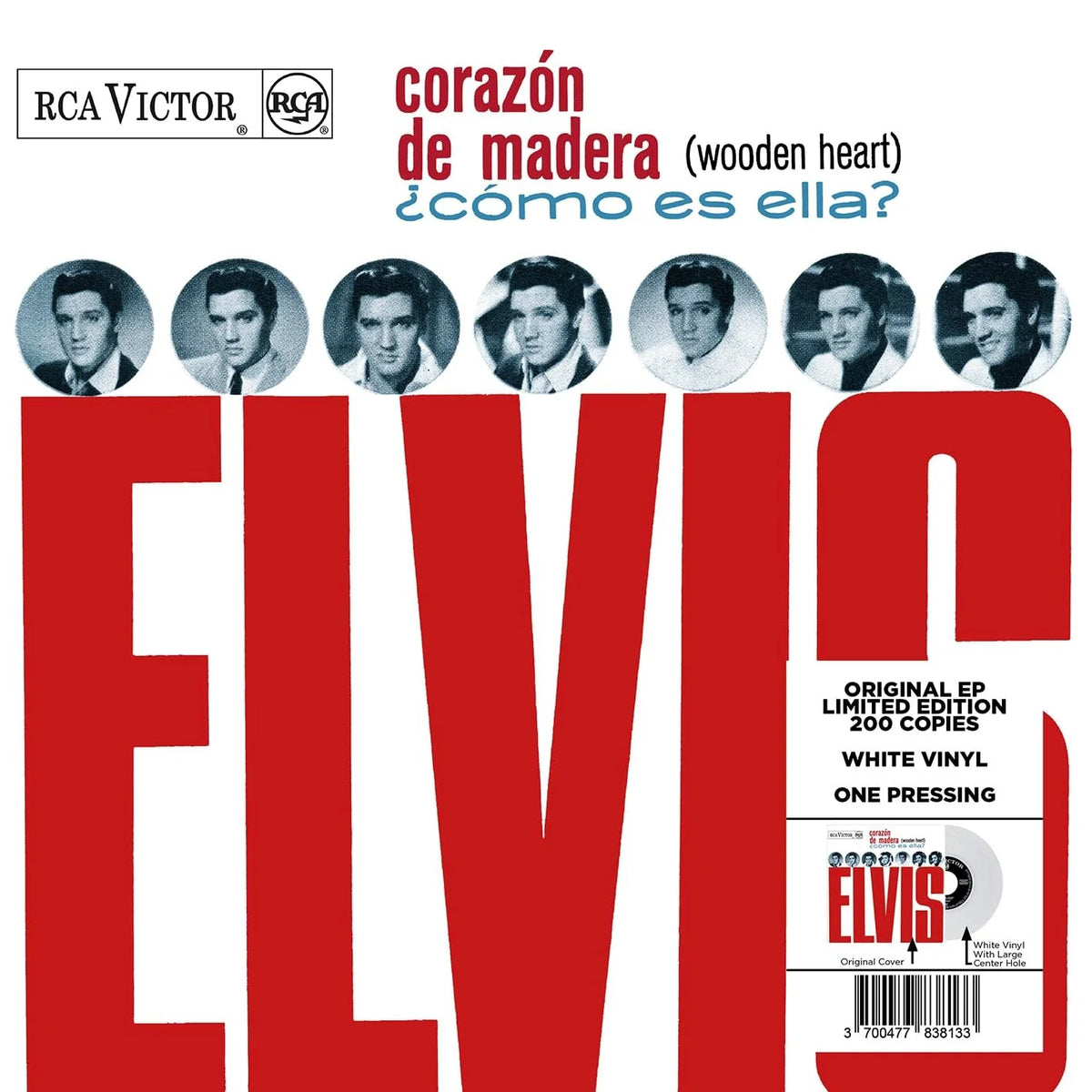 Corazon De Madera - Limited Edition White Vinyl Single
