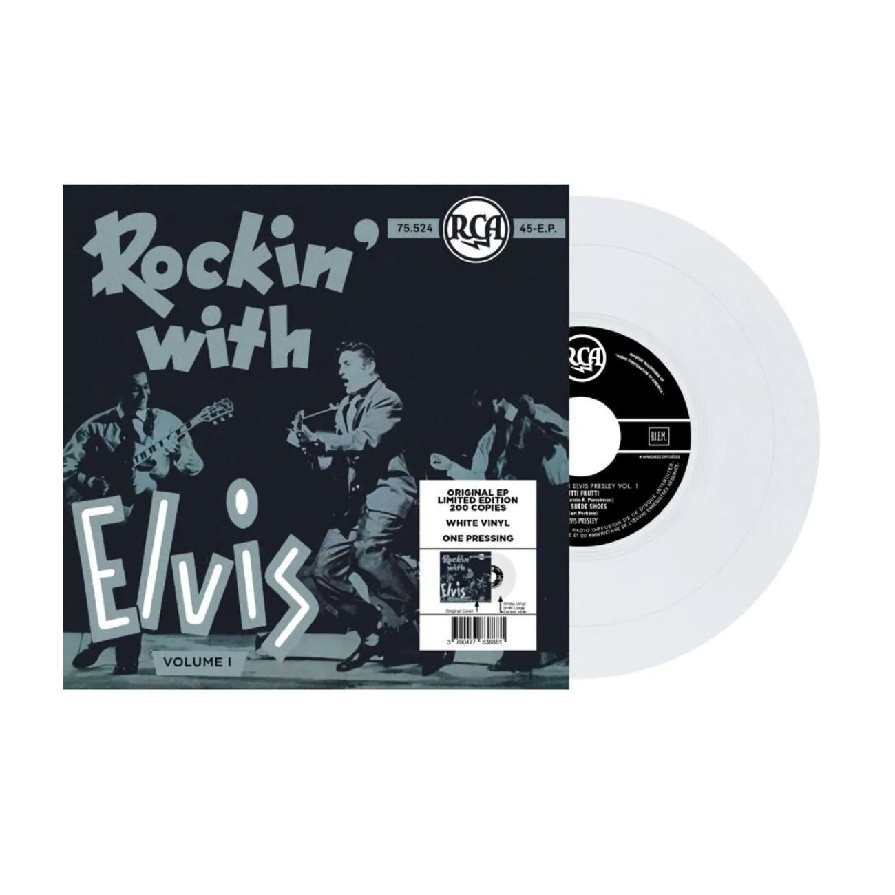 Rockin' With Elvis Volume I (reissue) - Limited Edition White Vinyl EP