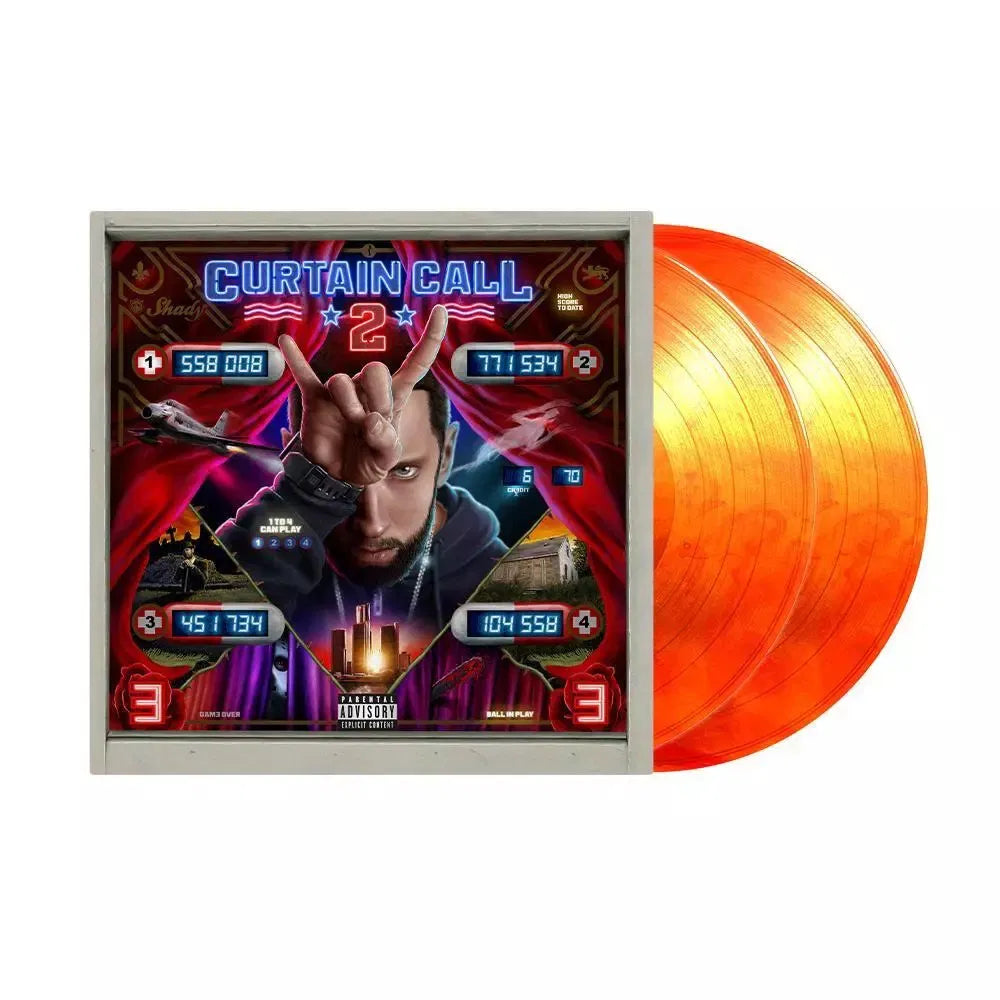 Curtain Call 2 - Limited Edition Fluorescent Orange Discs 2x Vinyl LP