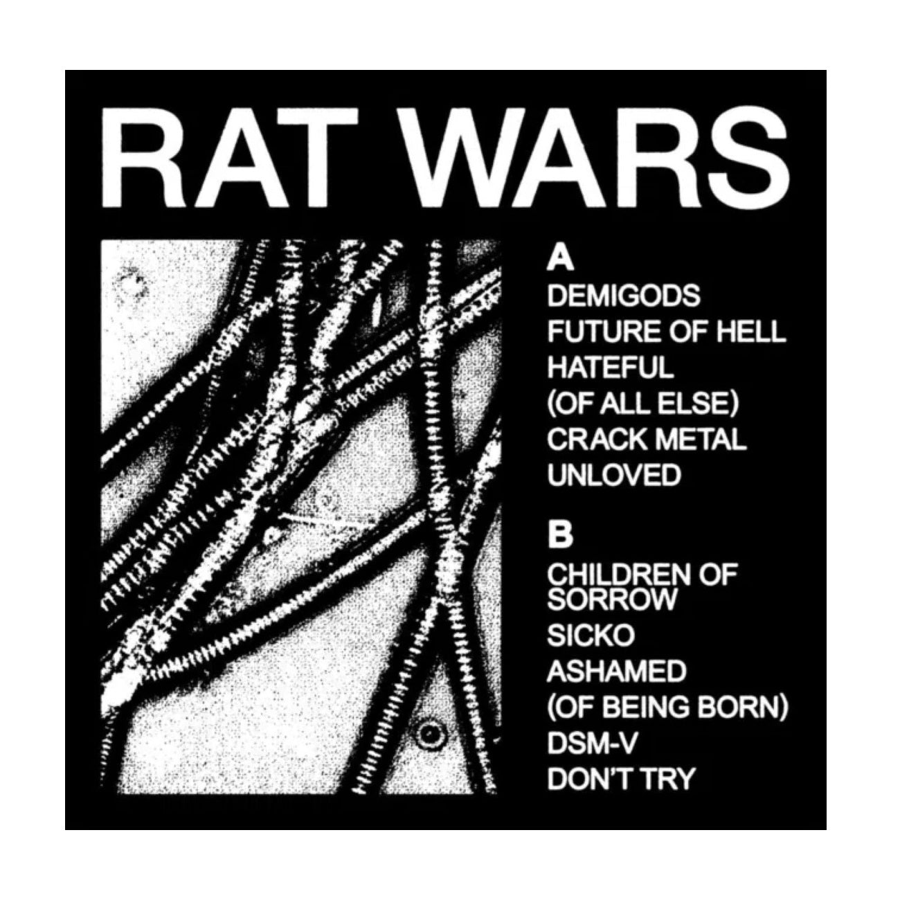 Rat Wars - Limited Edition Black Cobweb Vinyl LP