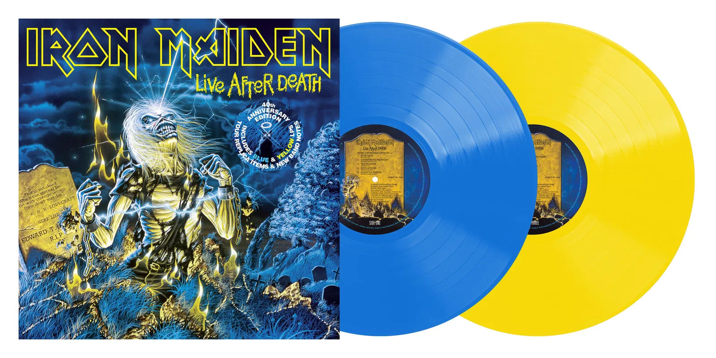 Live After Death - 40th Anniversary 2x Coloured Vinyl LP