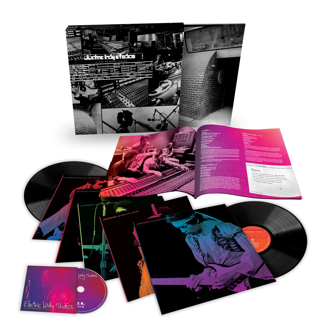Electric Lady Studios: A Jimi Hendrix Vision - 5x Vinyl LP + Blu-Ray Box Set