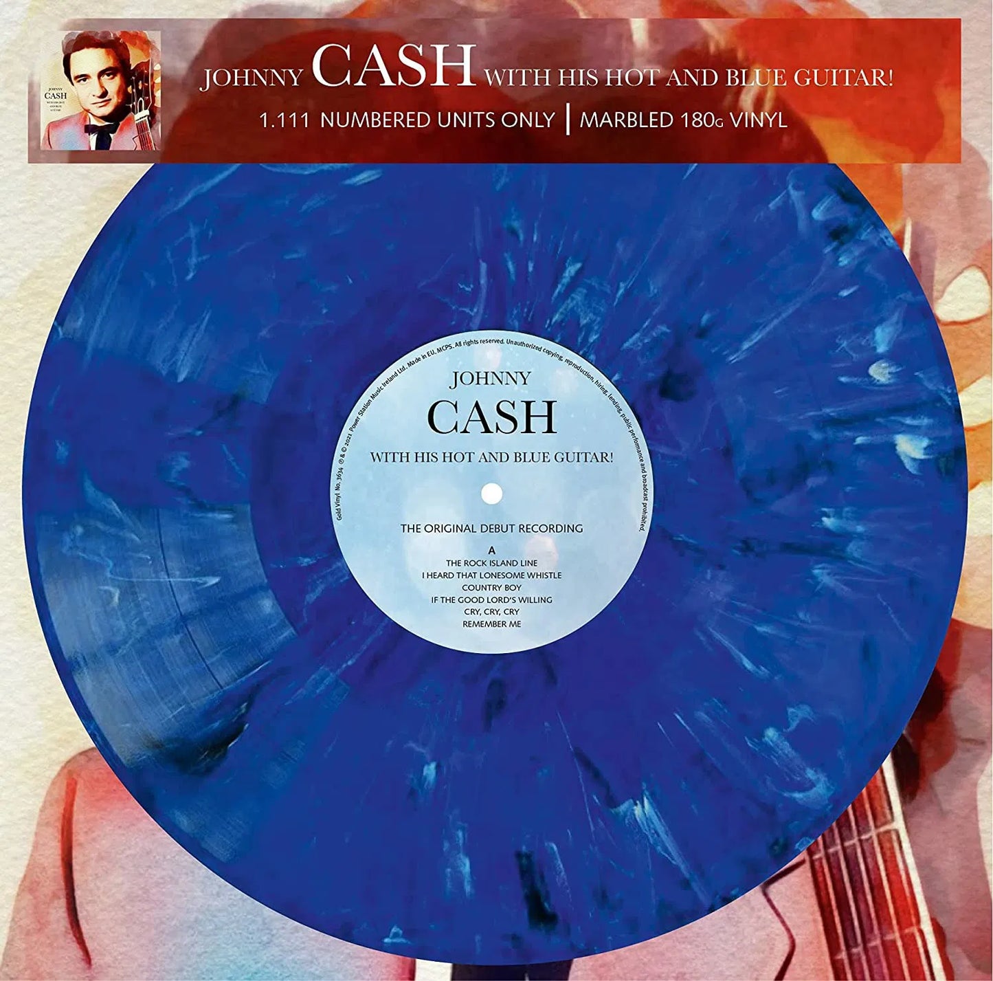 With His Hot And Blue Guitar - Limited Edition 1x Blue Marbled Vinyl LP