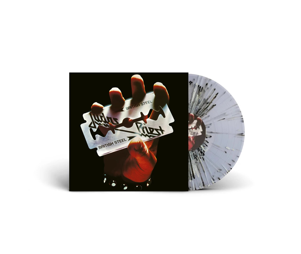 British Steel - 1x Black & White Splatter Vinyl LP