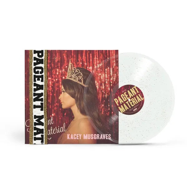Pageant Material - 10th Anniversary Edition Clear with Gold Glitter Vinyl LP