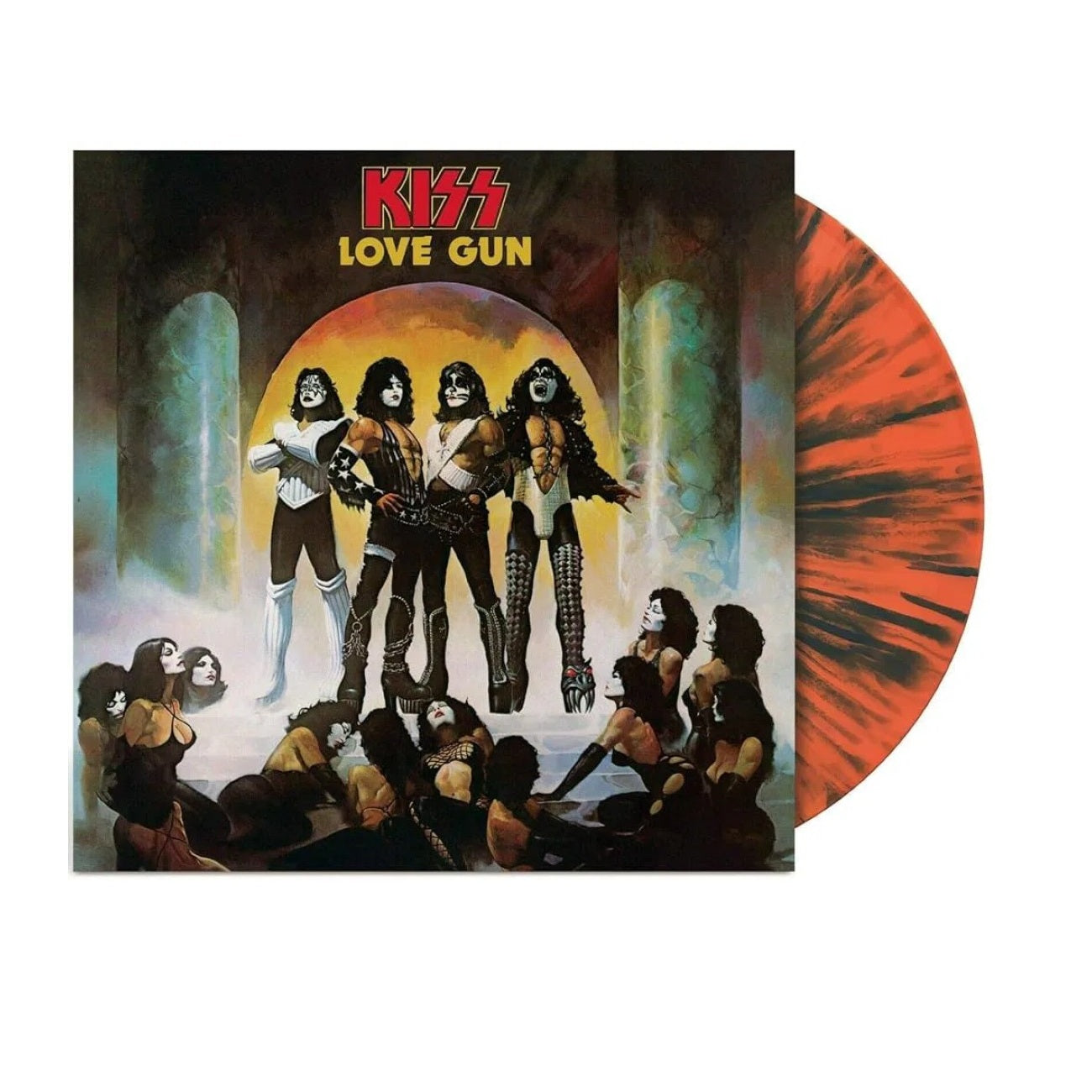 Love Gun - Limited Edition Orange & Blue Splattered Vinyl LP