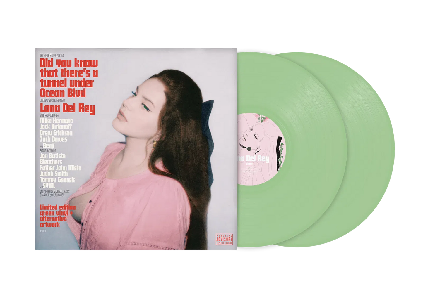 Did You Know That There's A Tunnel Under Ocean Blvd - Limited Edition 2x Green Vinyl LP - Alternative Artwork