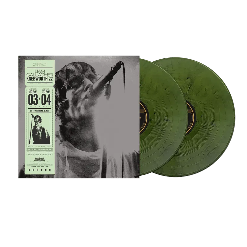 Knebworth 22 - 2x Green Marbled Vinyl LP