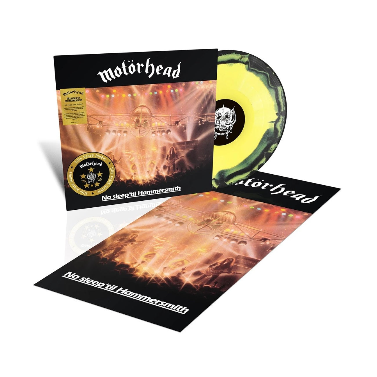 No Sleep 'til Hammersmith (Half Speed Master) - Yellow & Black Vinyl LP