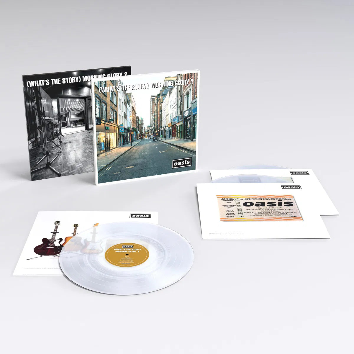 (What's The Story) Morning Glory - 30th Anniversary 3x Clear Vinyl LP