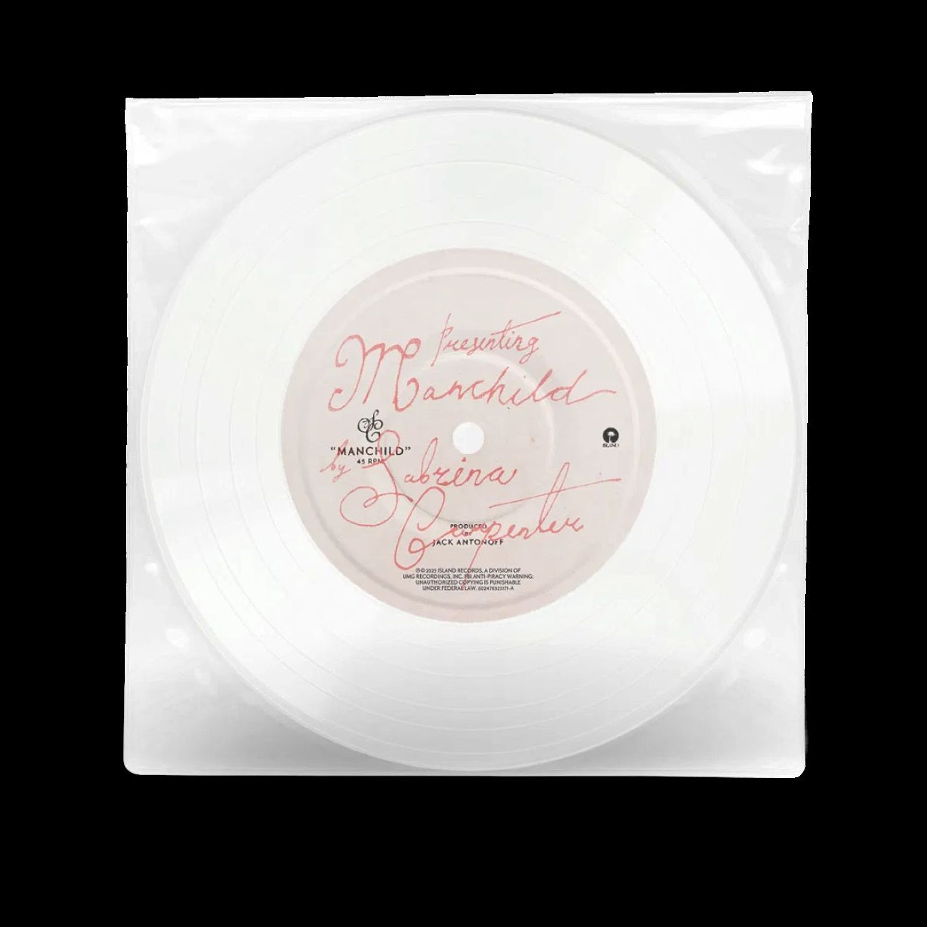 Manchild - Clear Vinyl Single