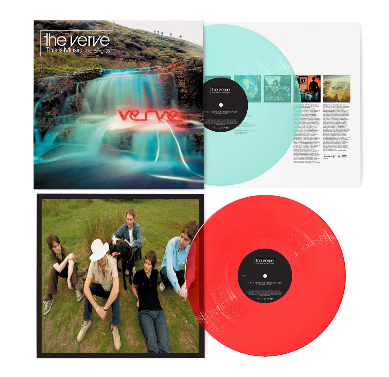 This Is Music: The Singles - 1x Coke Bottle Clear + 1x Red Vinyl LP