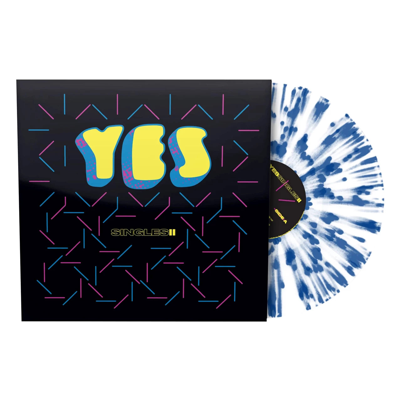YesSingles II - Limited Edition Blue & White Splattered Vinyl LP