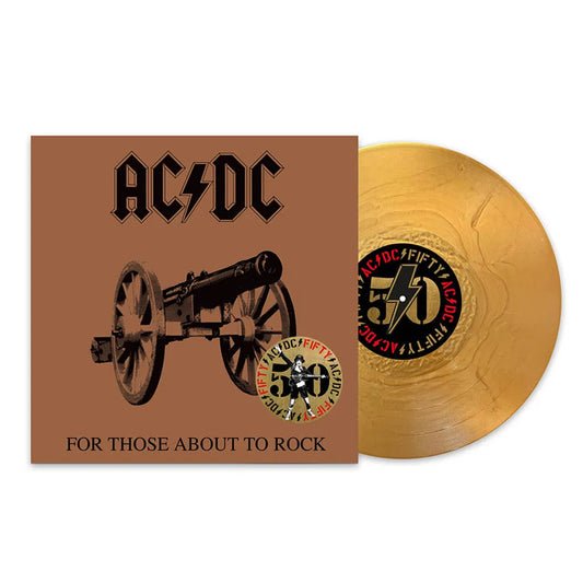 For Those About To Rock [Special 50th Anniversary Edition Gold Vinyl] Vinyl LP