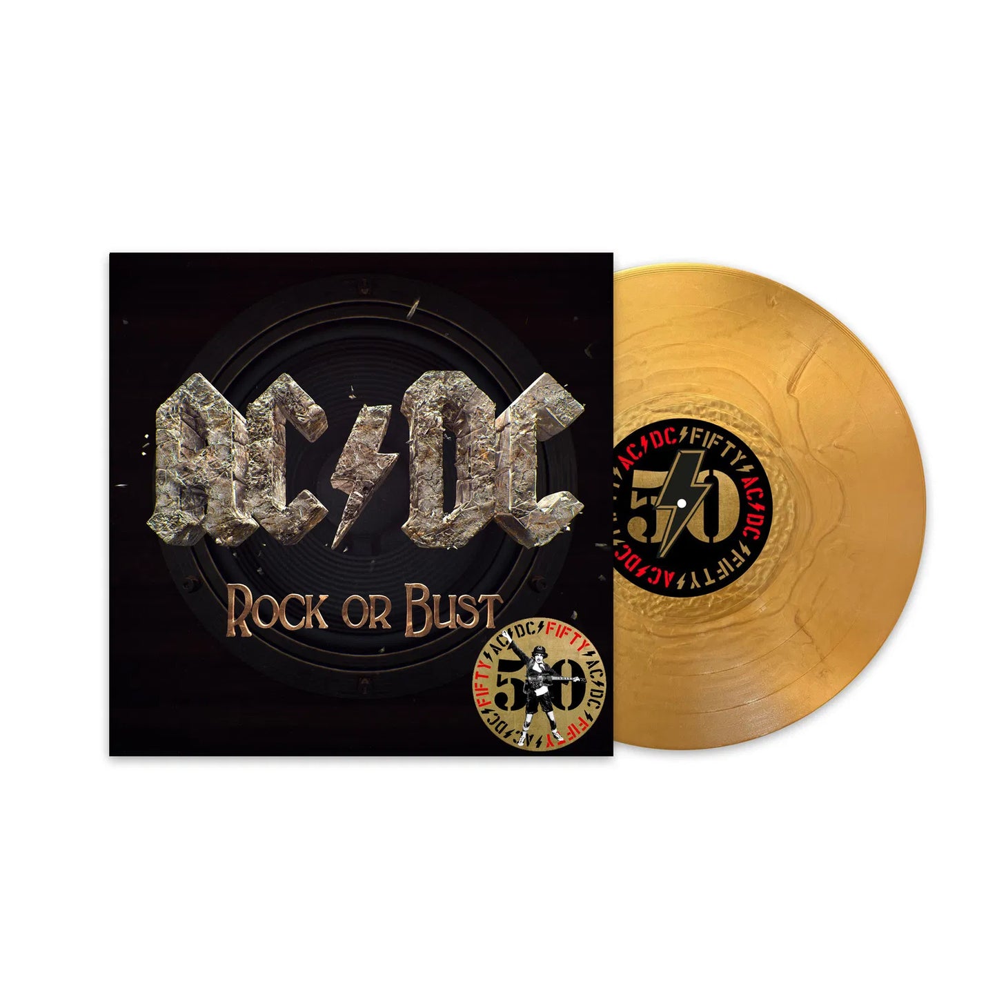 Rock Or Bust [Special 50th Anniversary Edition, Gold Vinyl] Vinyl LP
