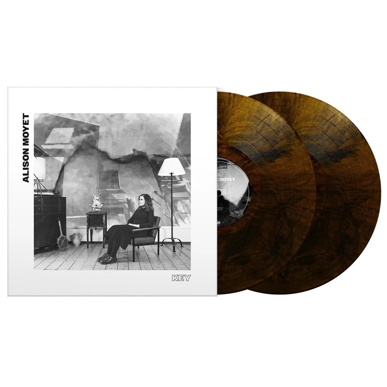 Key - 2x Yellow & Black Smoke Vinyl LP