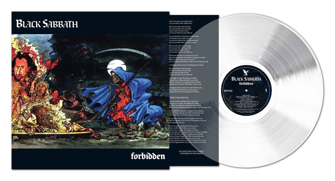 Forbidden [2024 Tony Iommi Remix] - Limited Edition Ultra Clear Disc 1x Vinyl LP